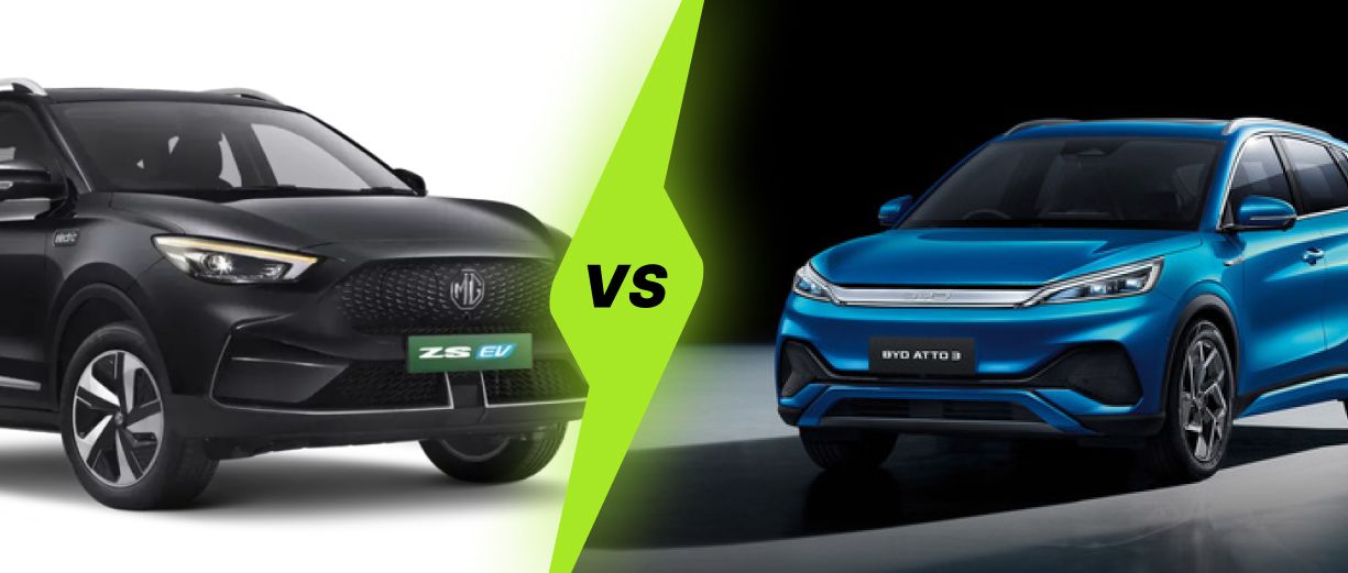 BYD Atto 3 Vs MG ZS EV: The top 2 Premium Electric SUV Contenders